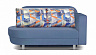 Маленький Прямой диван-тахта Бали с механизмом еврокнижка