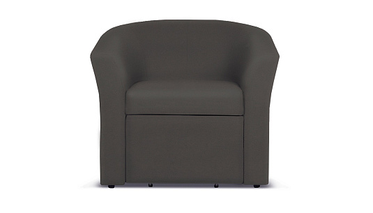 Кресло Андерсен с пуфом  Тёмно-серый