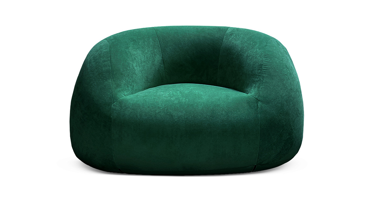 Кресло Вирджиния Зеленый велюр