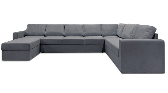 П-образный диван Дания Серый