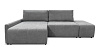 Угловой диван Оникс пуфом