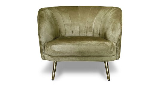 Кресло Рочестер Оливковая замша